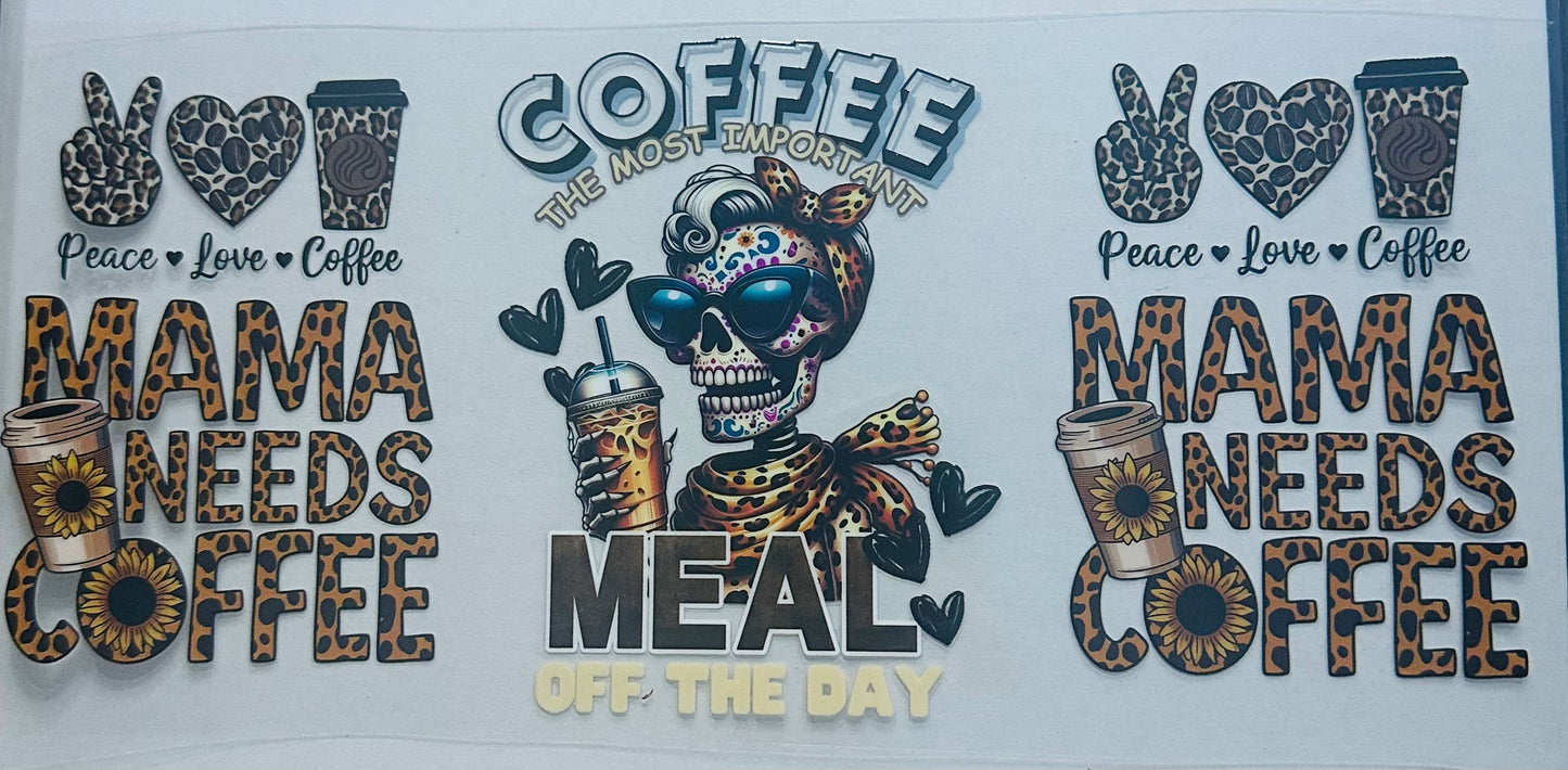 Coffee decal