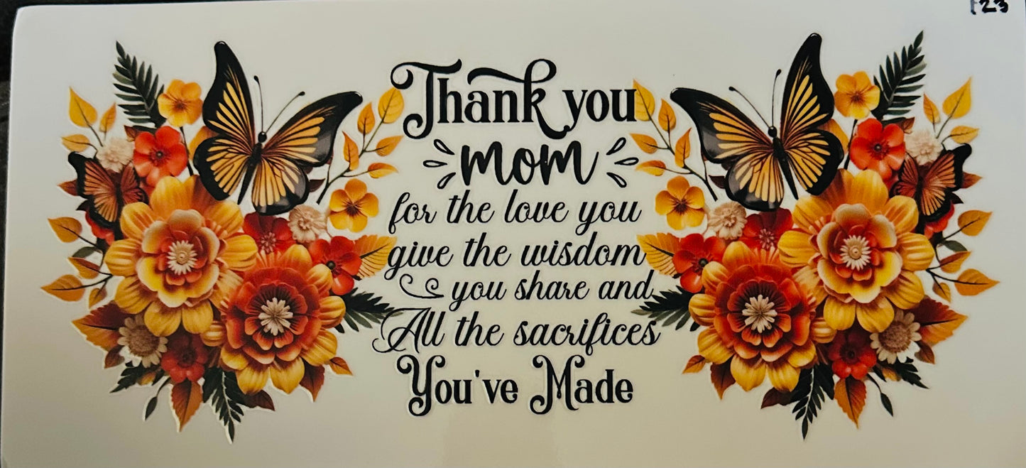 Mom decal