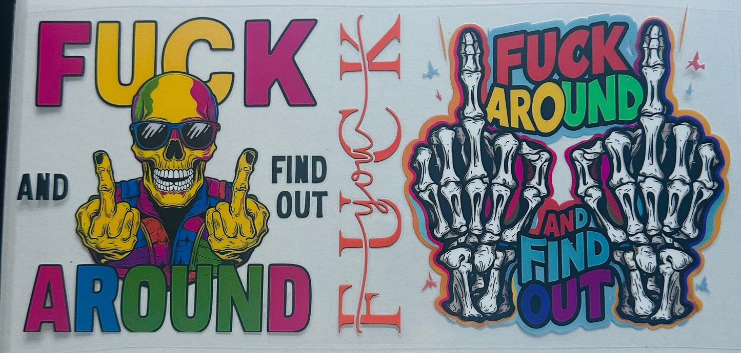 “Bad words” decal
