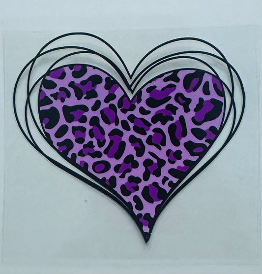 Heart decal